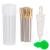 100pcs Cross Stitch Needles + 2 Needle Threader Golden Color Large Eyes Cross Stitch DIY Embroidery Hand Needles Sewing Needles in Transparent Box (26)