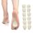 Metatarsal Pads Metatarsal Foot Pads for Pain Relief Mortons Neuroma Pads Felt - Small 1/4 - (Pack of 6 Pairs) - Hapad White 6 Pair (Pack of 1)