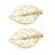 Tzoxal Vintage Hollow Leaf Hair Clips Barrettes for Women  Gold Elegant Alloy Leaves Style Duckbill Hairpins  Fashion Hairgrip Hair Accessories for Party Wedding Daily (2PCS  Gold Tone)