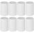 ADMITRY 8 Rolls Self Adhesive Bandage Tape 7.5cm x 4.5m Vet Wrap for Dogs Horses Pets Elastic Cohesive Bandages for Wrist Ankle Sprains and Swelling (White Vet Wrap 7.5cm)