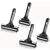 Yesland 4 Pcs Brayer Roller, Black Rubber Roller for Printmaking Wallpapers Stamping Gluing Application - 3-7/8 & 2-3/8 Inches