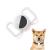 Silicone protection case compatible with Apple Airtag GPS Finder dog collar Pet Loop Holder for Apple Air_Tags Slide on Sleeve Compatible with Apple Airtagsweiß