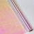 shareluck 1 Roll 50ft Iridescent Cellophane Wrap Easter-Rainbow Wrapping Film (50' Long x 17" Wide) Colored Film Roll to Wrap Gift Baskets, Flower, DIY Craft for Holiday, Christmas, Decor. Iridescent-pink 17"Wide x 50'Long
