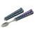 9 Rainbow-Finished Butterfly-Open Styled Travel/Camping Spoon