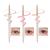 3PC Double Ended Highlighter Makeup Pen  Glitter & Matte Nude EyeLiner & Eyeshadow  Liquid Contour Liner 2 in 1 Eye Brightener Make Up Stick  Mulit-Funtional Long Lasting Lying Silkworm Pencil ( 01  04  05) 01_04_05