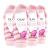 Olay Moisture Ribbons Plus Shea + Notes of Peony Blossom Body Wash 18 fl oz (Pack of 4)