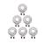 GHHJX Magnetic Golf Hat Clip Golf Ball Aiming Marker Professional Golf Training Aids Accessories,6 Pieces Sliver