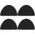 Shoe Toebox Toeburst Blowout Hole Prevention Insert/Patch (Black)
