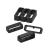 Fastener Rings Compatible for Garmin Forerunner 935 945 945 LTE Bands Strap Silicone Connector Security Loop Keepers Ring for Forerunner 935 Replacement Bands(6-Black)