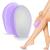 Crystal Hair Eraser for Hair Removal UQQU Crystal Hair Remover for Men and Women Magic Crystal Hair Remover with Gentle Skin Exfoliation Reusable Easy to Use Works On All Body Parts - Purple