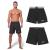 Elite Sports Mens MMA Fight Shorts, Black Jack UFC, BJJ, No Gi, Grappling, Jiu Jitsu Shorts Black Medium