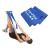 Fit-Flex Resistance Exercise Band - 2m Length - 3 Flex Options Pilates Yoga Rehab Stretching Strength Training Blue