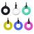 6 pieces of silicone-kau necklace for adults and small babies to wear donut form sensory oral engine assistant for autism ADHD soft breastfeeding supporters