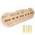 Power Guidance Training Board Climbing Board Fingerboard Griffboard for Beginners In Climbing Training Natural Board suitable for boulder training equipment natural wood color