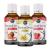 Borchers Flavor Drops Tasting Package |1 x raspberry strawberry and vanilla |3 x 30 ml |0 calories |Sweet fabric liquid |For cooking and baking |For drinks