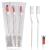 Tedule brushes 100 packs disposable toothbrushes with toothpaste set individually packaged for hotel/camping/nursing home/charity (2 colors) 1 piece (100 pack)