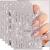 Nail ticker self -adhesive 6 sheets 5d nail art sticker flowers nail sticker 5D stereoscopic nail ticker nail stickers nail design nail foil self -adhesive nail foils for DIY nail decoration