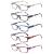 5 Pack Computer Reading Glasses Men and Women Anti Eyestrain Blue Light Blocking Glasses for Reading 5 Mix-2 2.0 x