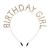 AOPRIE Birthday Girl Headband Birthday Tiara for Women Girls Happy Birthday Princess Crown Rhinestone Happy Birthday Accessories, Gold