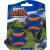 Chuckit!Ultra Quietscher Dog Ball durable floating dog toys made of rubber with a high breeding power compatible with small throwers blue and orange small 2 pieces of merh-colored small- 2 pack