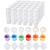 24 Strips 144 Pots Empty Paint Pots Strips Mini Acrylic Paint Storage Container with Lid Painting Arts Crafts Supplies for Classrooms Schools Paintings Art Festivals(5 ml/ 0.17 oz)