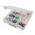 ArtBin 9007AB Super Satchel with Removable Dividers  Portable Art & Craft Organizer with Handle   1  Plastic Storage Case  Clear 1 Pack Removable Dividers