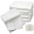 Split Drain Sponge Gauze 4x4 Sterile 6 Ply Pads [Pack of 50] Absorbent Precut 4"X4" Non-Woven Slit Bandage for I.V. Tracheostomy - 25 Packs of 2 Pre Cut Bandages + 1 Roll of Medical Tape
