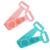 SHUAXI 2 Pack Silicone Back Scrubber for Shower Exfoliating Lengthen Bath Body Brush Easy to Clean Lathers Well Eco Friendly Long 29in(Pink and Blue)