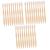 FRCOLOR 30 Pcs Bamboo Toothbrush Set Bristle Toothbrush Natural Bamboo Toothbrush Handle Toothbrushes Oral Toothbrush Brush with Toothbrush Travel Brush Wooden White Bamboo Charcoal