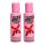 2x Crazy Color Semi-Permanent Hair Dye 2x 100ml (Fire Red)