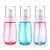 Cosywell Travel Spray Bottle TSA Approved 2oz 60ml 3 Pack Leak Proof Fine Mist Spray Bottles Empty Plastic Refillable Spray Bottle for Perfume Essential Oils Toners Rose Water Cosmetics (3color) 2oz 01-3Color