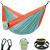 Wise Owl Outfitters Kids Hammock - Small Camping Hammock, Kids Camping Gear w/Tree Straps and Carabiners for Indoor/Outdoor Use Cloud Blue & Tangerine