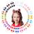 40pcs Baby Girls Hair Bows Hair Ties Elastic Headband Ponytail Holder Rubber Band Hair Ropes Hair Accessories for Kids Toddlers Little Girls Multicolor