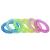 Sensory Stretchy Kids Coil Bracelets, 6 Pack Funny Speech and Communication Aid Bracelet Fidget Toys for Boys Girls with Autism ADHD Anxiety or Special Needs - Assorted Colors (Rainbow A)