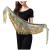 HorBous Belly Dance Hip Scarf Belly Dance Waist Chain Belt with 300 Coins Multicolor