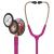 3M Littmann Classic III Monitoring Stethoscope Rainbow-Finish Raspberry Tube 69 cm 5806 Rainbow Chestpiece Brass Hdset/Stem Raspberry Tube Single