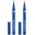 Manhattan Eyemazing Liner blue felt eyeliner for ideal application color Blueless 77L 1 x 1.2ml 77L Blueless