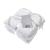 2 Soft White Elli and Raff Baby Hooded Bath Time Towel 100% cotton Baby Gift (White)
