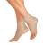 OrthoSleeve FS6 Compression Foot Sleeve (One Pair) for Plantar Fasciitis, Heel Pain, Achilles Tendonitis and Swelling Medium Natural