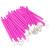 VEGCOO 300 pieces make-up lipstick brushes disposable lip brushes make-up brushes for perfect lip makeup (rose red)