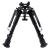 Pinty Rifle Tactical Bipod Adjustable Spring Return Adapter Compatible with Picatinny Rail System Hardened Steel and Aluminum Adjustable Height