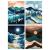 LWZAYS Paint by Numbers for Adults and Kids Beginner Painting by Number Kits On Canvas Without Frame DIY Color Landscape Oil Painting Acrylic Paints Home Wall Decor (4 Pack 12x16 in) Mountain Landscape 5