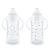 NUK Large Learner Cup, 10 oz, 2 Pack, 9+ Months, Timeless Collection, Amazon Exclusive 2 Count (Pack of 1) White