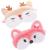 2 Pack Cute Animal Sleep Mask for Girls Cute Cartoon Fox Elk Soft Plush Blindfold Sleep Masks Eye Cover for Women Girls Travel Nap Night Sleeping