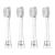 Dada-Tech Baby/Kids Electric Toothbrush Replacement Heads for DT-BB1 DT-K6 SG-513 SG-977-4 Pieces (Medium)