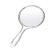 D Handheld Mirror with Handle  Hand Mirror Small Doule Sided Magnifying Mirror 1X 2X  Handle Makeup Mirror  Acrylic Handheld Mirror Rounded Shape  Transparent 1 PCS Clear