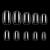 Makartt nail tips short oval - 500 pieces nail tip full cover transparent false nail tip set for gelnail acrylic nails nail art round 10 sizes clear