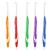 Ouligay 5 pieces Tuft toothbrush insert brush fracted brush soft tuft stream brush small toothbrush tuft toothbrush interiors toothbrush tooth gaps brush for braces
