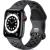 Lerobo Sport Bands Compatible with Apple Watch Band 45mm 44mm 42mm 49mm Women Men,Soft Silicone Breathable Replacement Band Compatible for Apple Watch SE iWatch Series 8 7 6 5 4 3 2 1,Anthracite Black Anthracite Black 42mm/44mm/45mm/49mm M/L