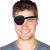 RIKEYO 2 Pcs Eye Patches for Adults and Kids,3D Adjustable Eyepatch for Right or Left Eye,One Eye Cover for Lazy Eye,Pirate Costume(Black)